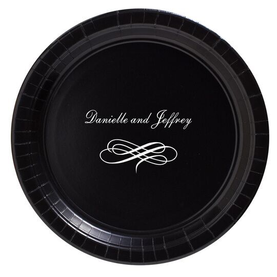 Scrolled Coronation Paper Plates